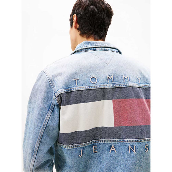 Tommy Hilfiger Ανδρικό jacket Ryan Back Logo Denim Trucker Jacket